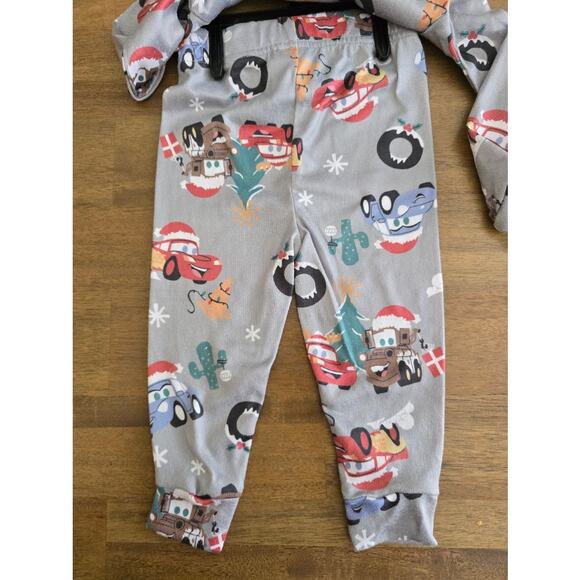 Pixar Cars Toddler Boys Christmas Snug Fit Top and Pants Pajama Set, 2-Piece - Picture 2 of 3